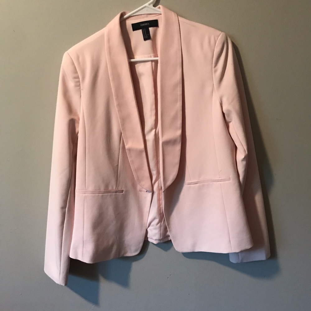 Pink blazer